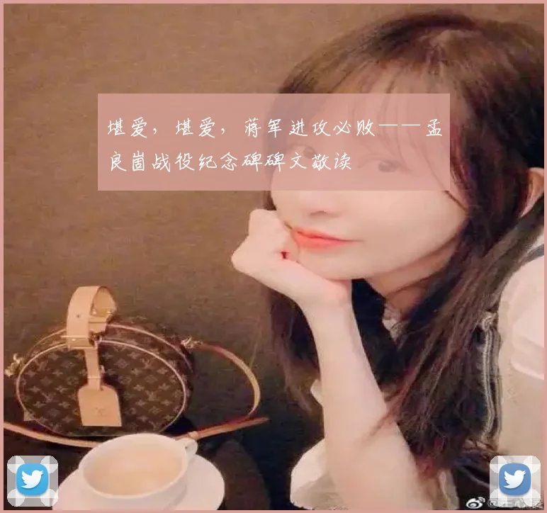 堪爱，堪爱，蒋军进攻必败——孟良崮战役纪念碑碑文敬读