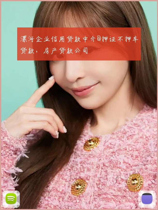 漯河企业信用贷款中介@押证不押车贷款，房产贷款公司
