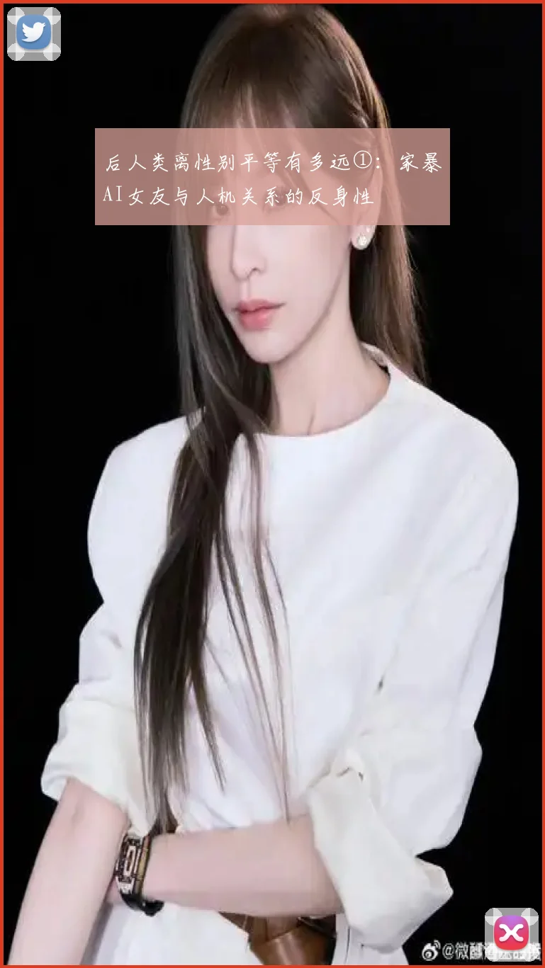 后人类离性别平等有多远①：家暴AI女友与人机关系的反身性