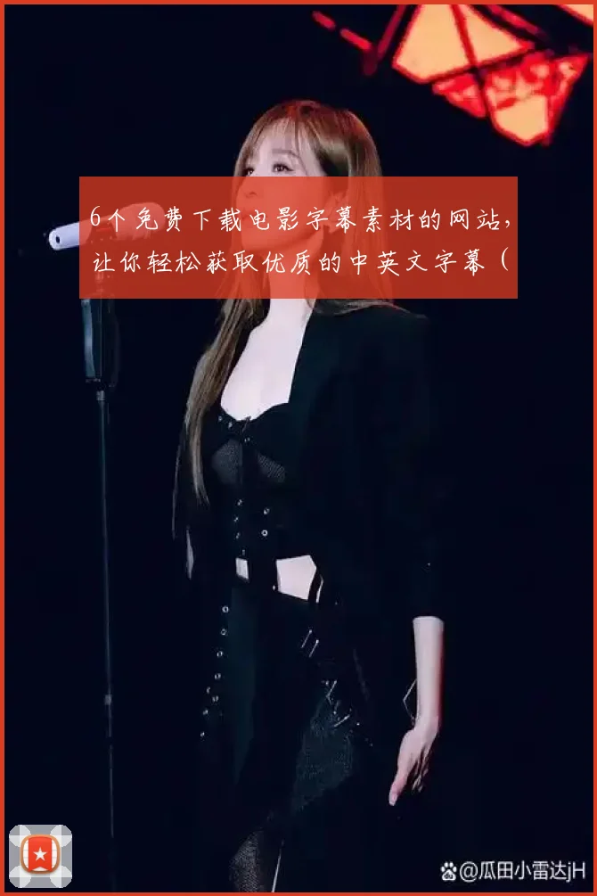 6个免费下载电影字幕素材的网站，让你轻松获取优质的中英文字幕 (2)