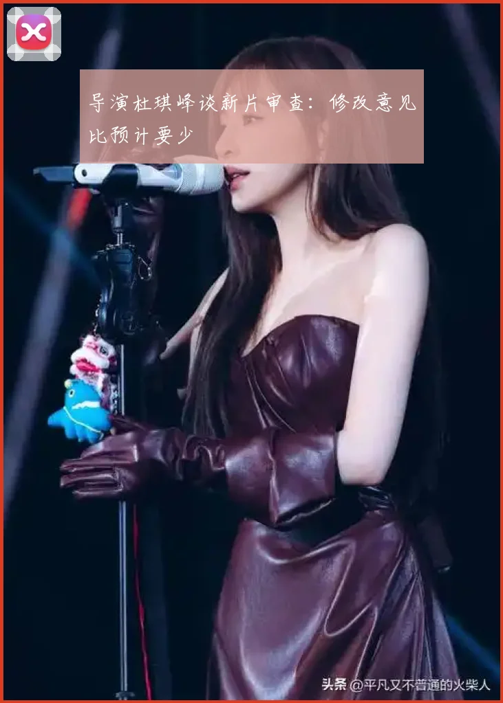 导演杜琪峰谈新片审查：修改意见比预计要少